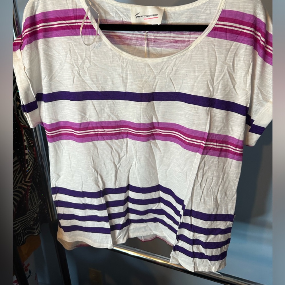 NWT Two by Vince Camuto Striped Shirt